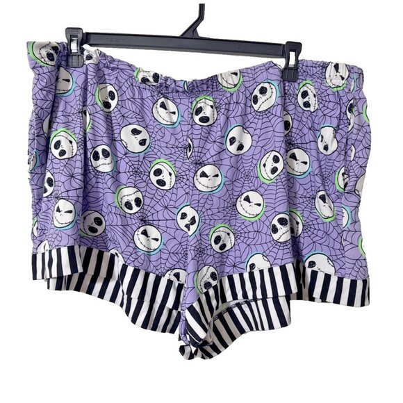 Disney Nightmare Before Chrismtas Pajamas Set Shirt Shorts Size 3X - Picture 3 of 6